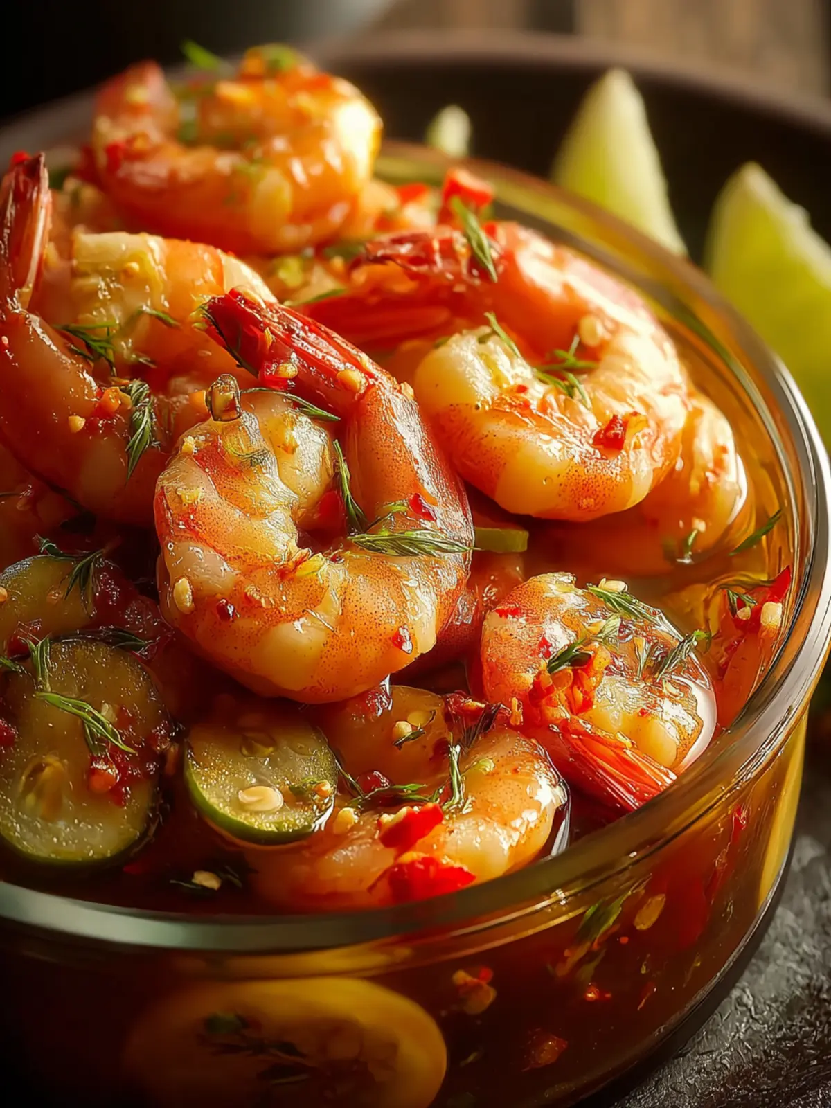 Pickled Shrimp Perfection: The Best Tangy Treat at Home