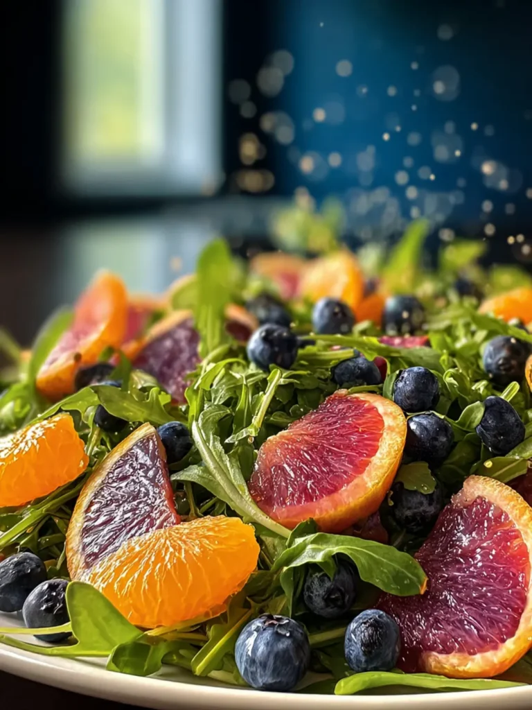 Blueberries Arugula Citrus Salad: Refreshing Summer Delight First Image