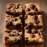 Brown Chocolate Chip Blondies First Image