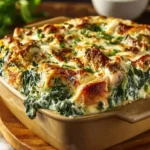 Easy Chicken and Spinach Casserole with Cream Cheese First Image