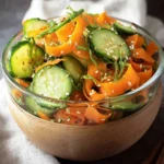 Easy Cucumber Carrot Salad Recipe (Asian-Inspired) First Image