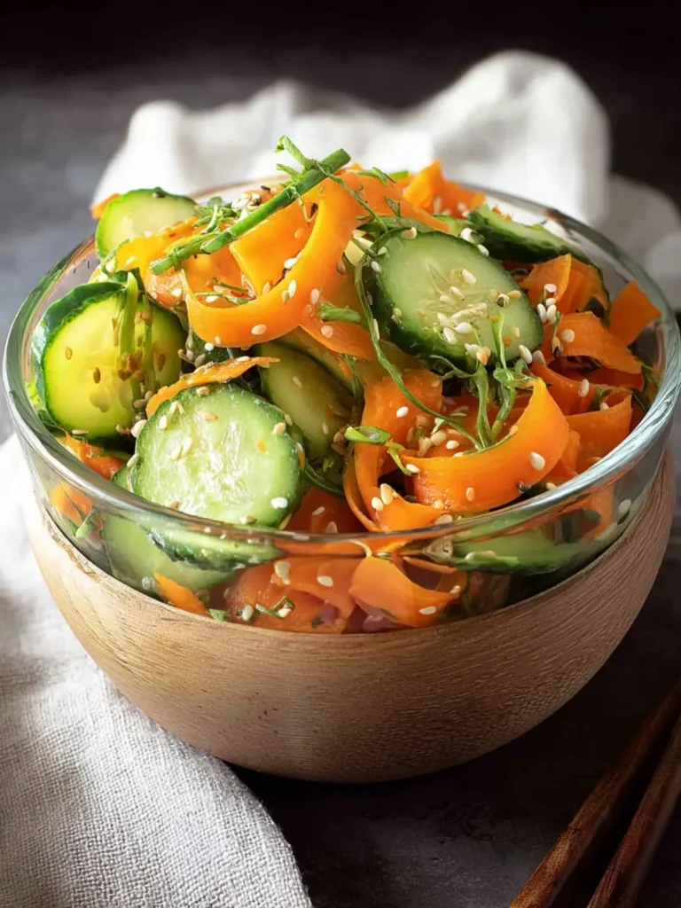 Easy Cucumber Carrot Salad Recipe (Asian-Inspired) First Image