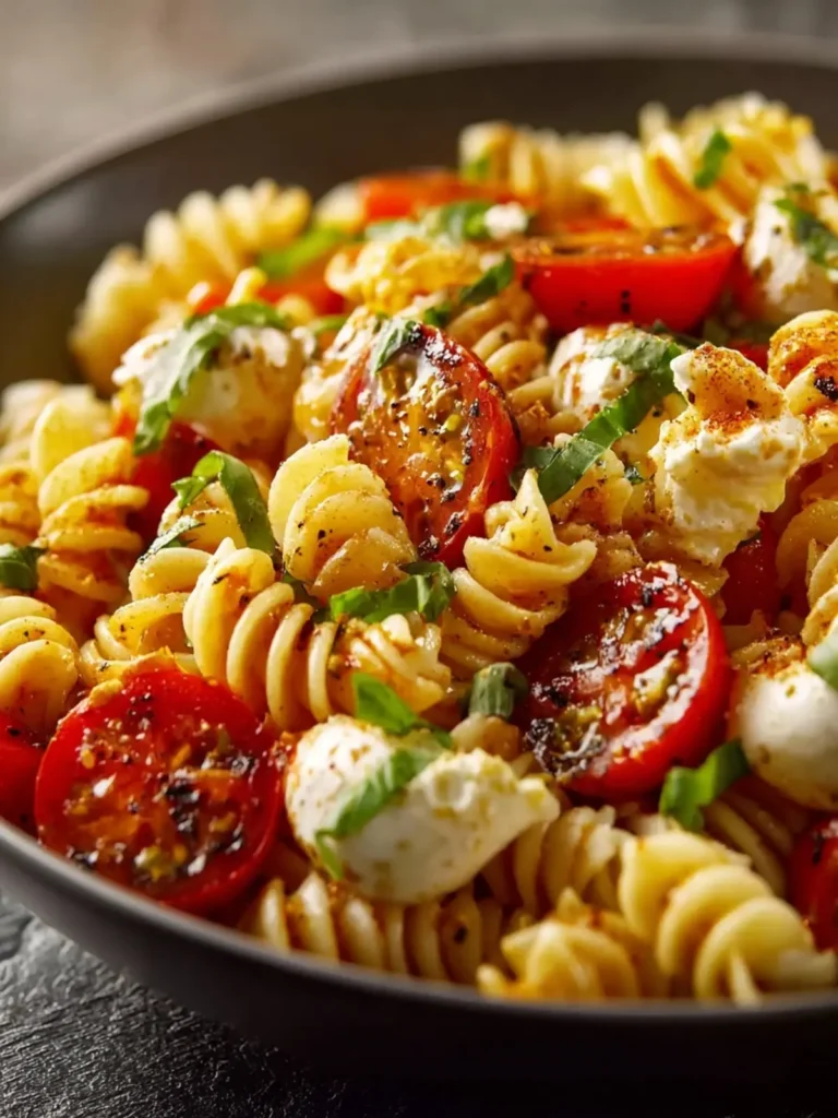 Italian Caprese Pasta Salad First Image