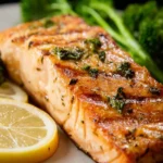 Lemon Garlic Salmon First Image