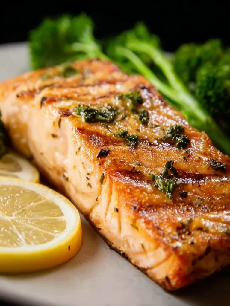 Lemon Garlic Salmon First Image